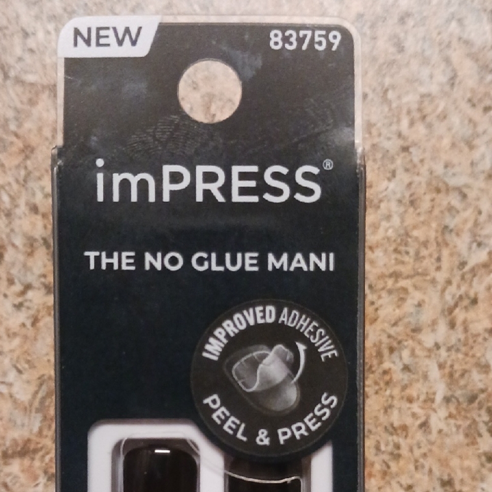 Press-On Nails. Kiss Brand. Black. Box #16. - Picture 3 of 16